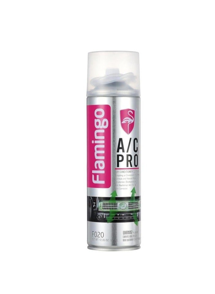 FLAMINGO CARCARE TECH A/C PRO, AC CLEANER, AIR CONDITIONER CLEANER, ANTI BACKTERIAL, ANTI CORROSIVE, F020, 500ML, - Image 2